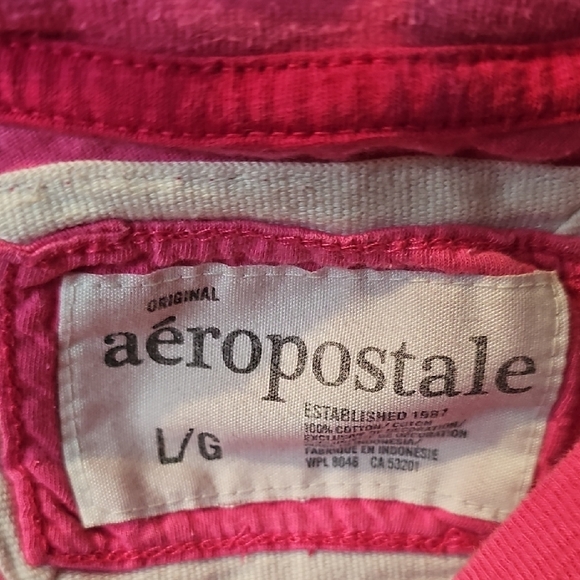 Aeropostale Kids Pink Graphic Tee - Picture 2 of 4
